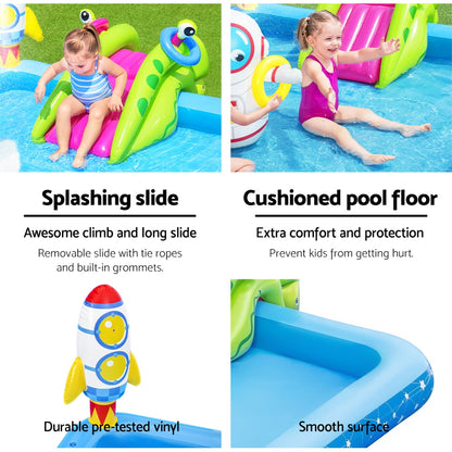 Bestway Kids Pool 228x206x84cm Inflatable Above Ground Swimming Play Pools 308L