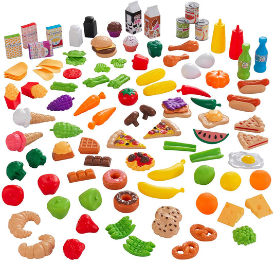 Tasty Treats Play Food Set for kids (115 pcs)