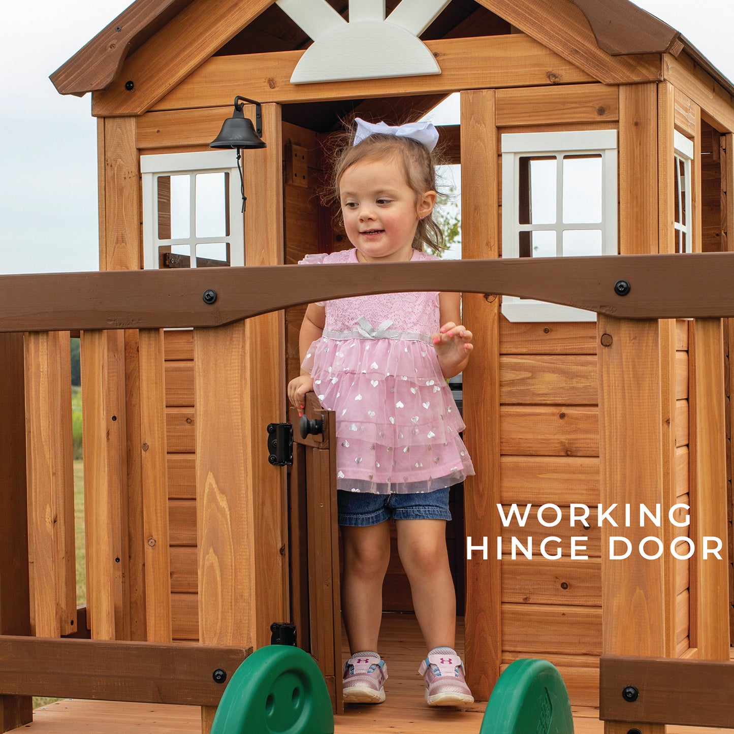 Backyard Discovery Echo Heights Cubby House with Slide