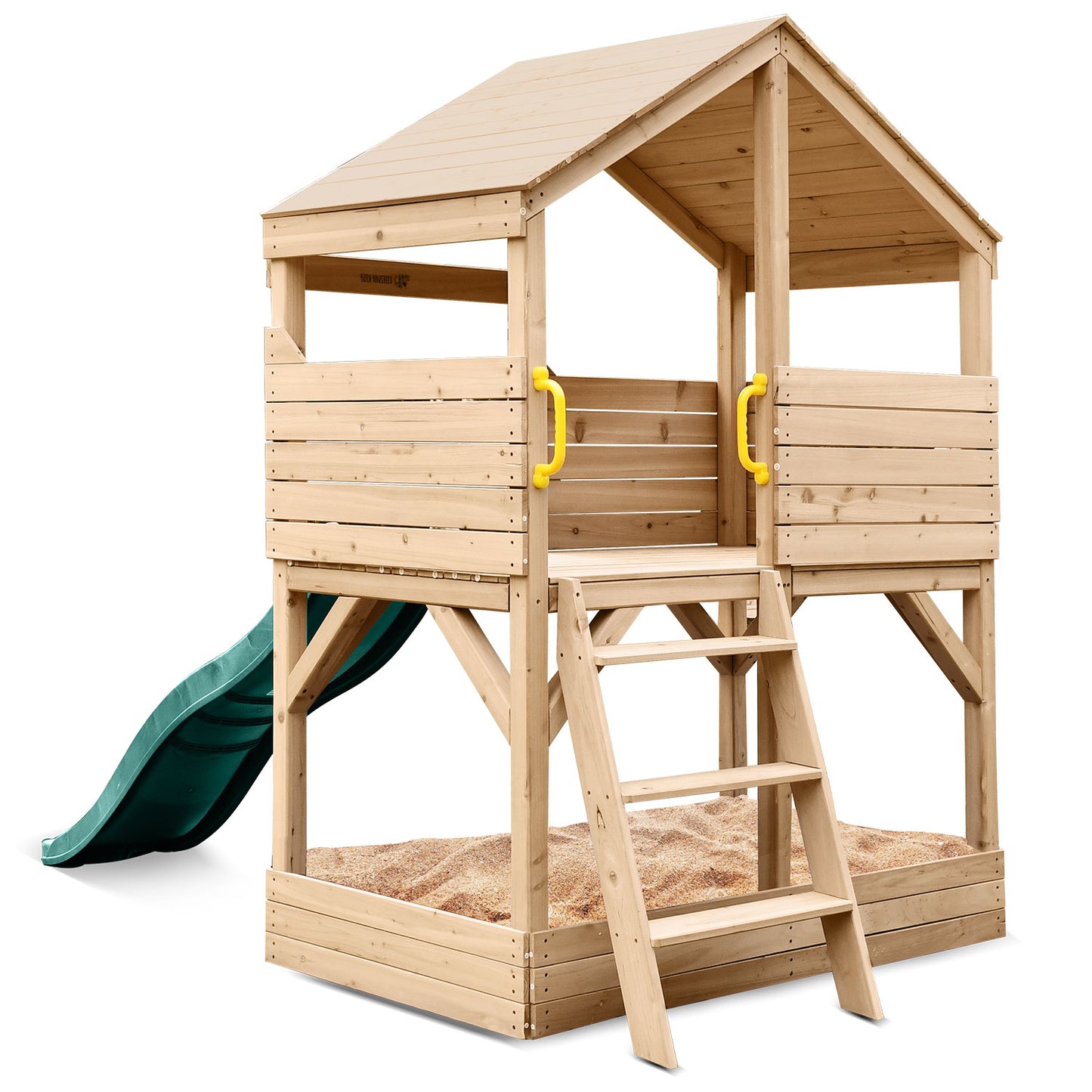 Lifespan Kids Bentley Cubby House with 1.8m Green Slide