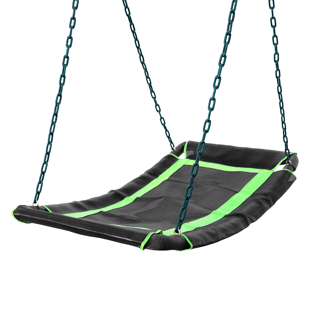 Lifespan Kids Pallas Play Tower with Metal Swing Set in Green Slide