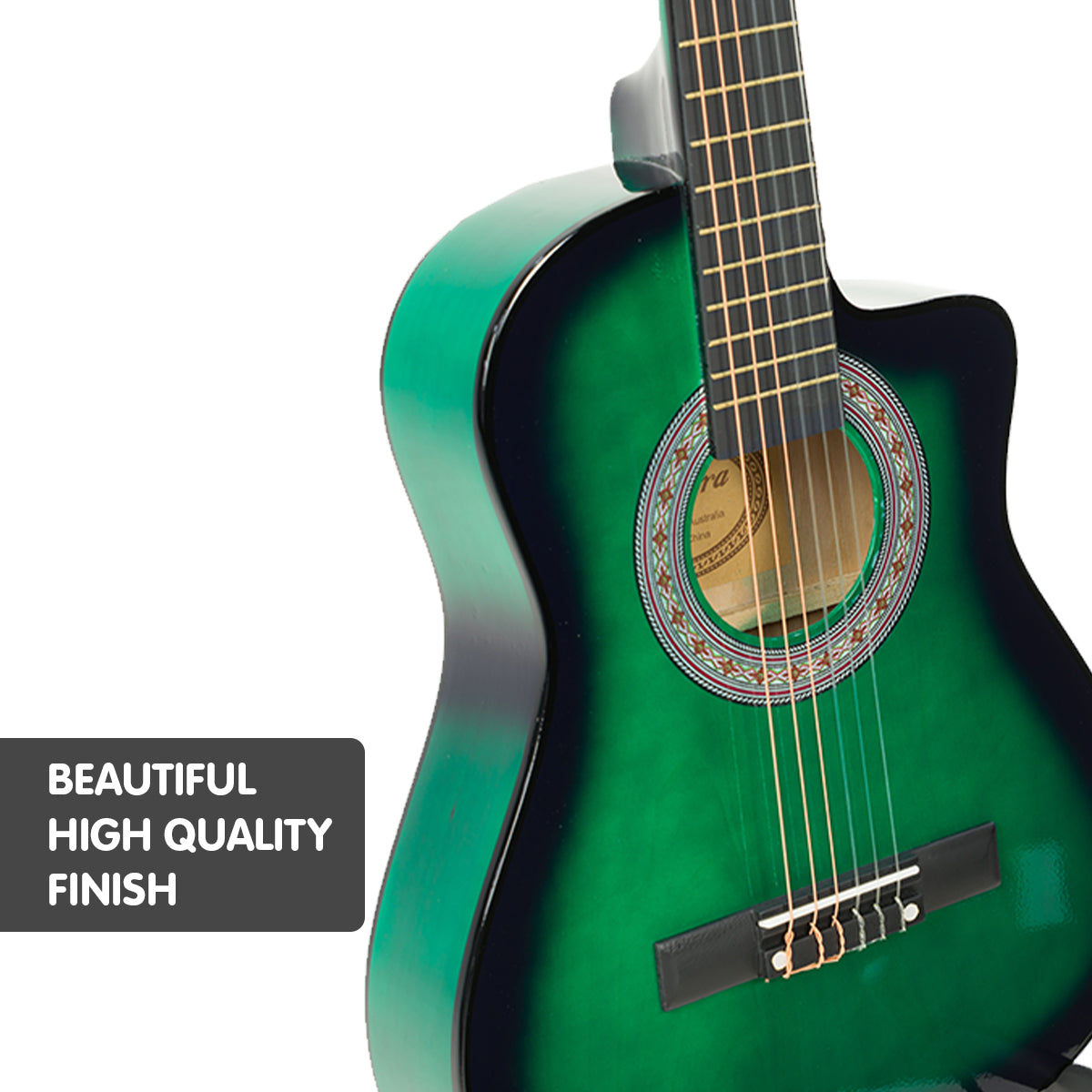 Karrera Childrens Acoustic Guitar Kids - Green