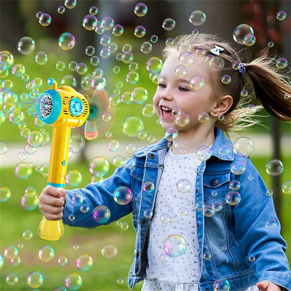 Bubblerainbow Full-Automatic Submarine Windmill Bubble Machine Children's Hand-Held Toy